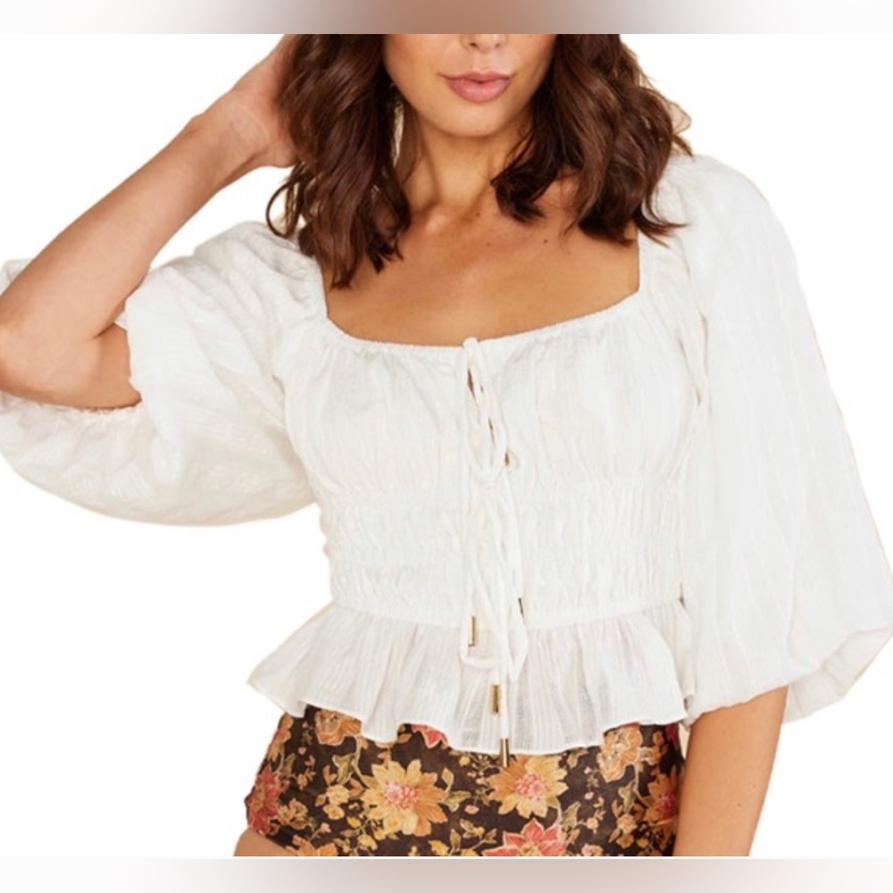 MINKPINK Nora Crop Top -NWT
